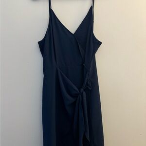 Navy Wrap Dress